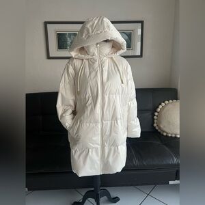 ZARA Womens Hooded Puffer Jacket LIKE NEW!!!